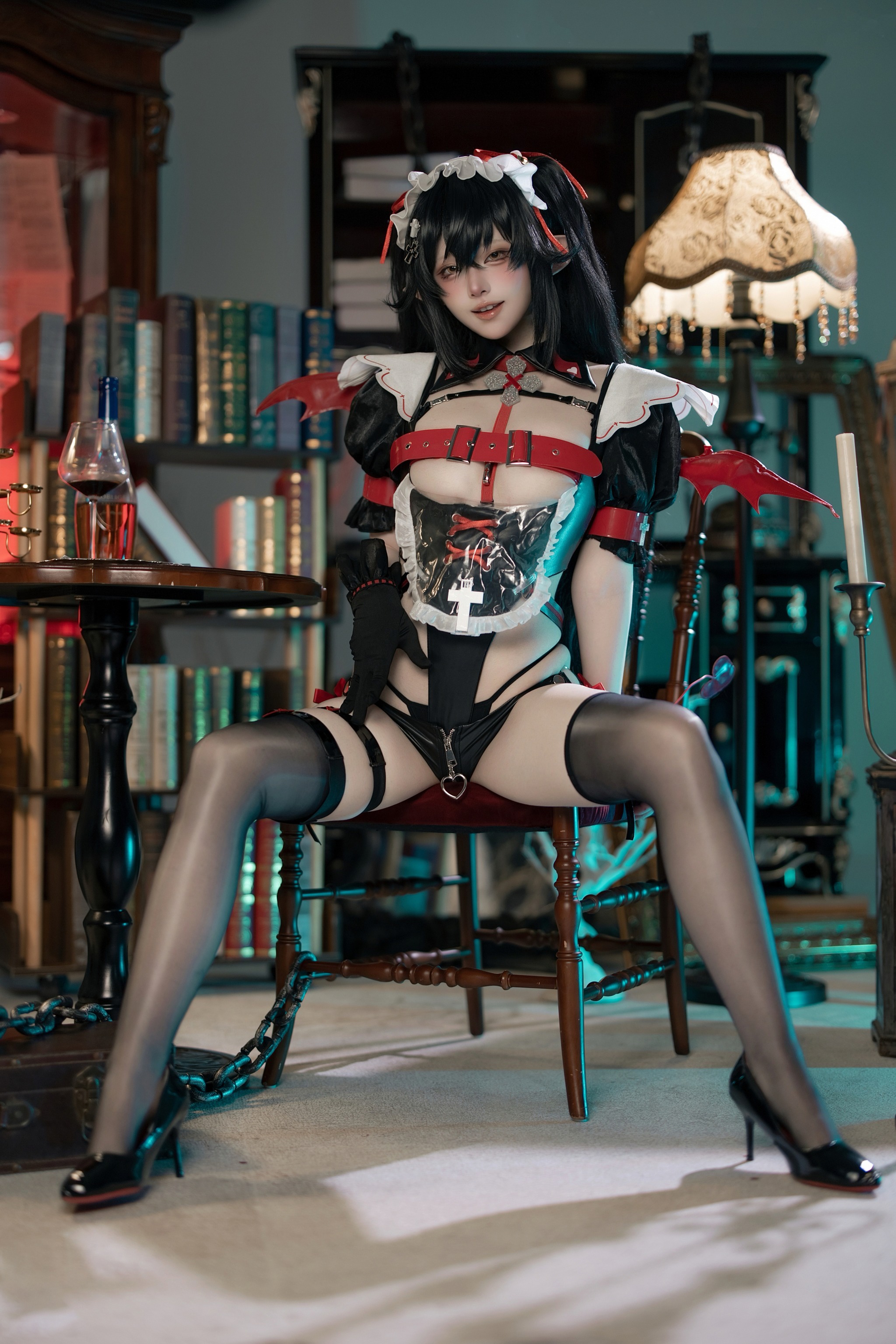 图片[1]-屿鱼 – NO.095 扎娜 恶魔女仆同人 [61P]-XikXak